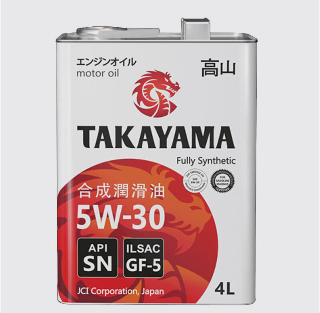 TAKAYAMAadaptedilsacgf-5,apisn5W-30Масломоторное,Синтетическое,4л