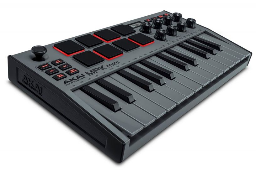 Миди клавиатура Akai Pro MPK MINI MK3 Grey