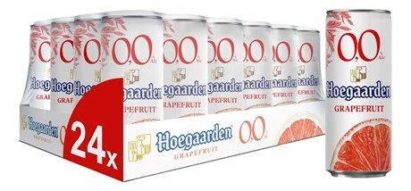 Напиток пивной Hoegaarden безалкогольный грейпфрут, 0.33л.Х 24 ШТУКИ