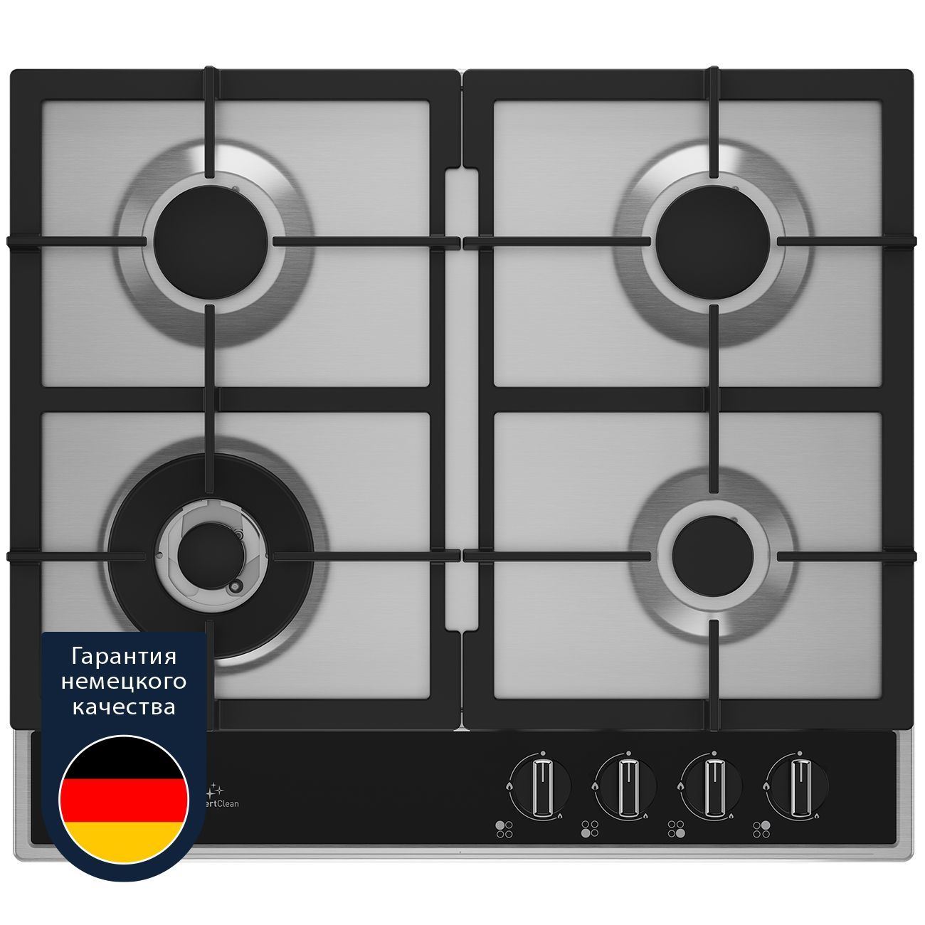 Grundig Газовая варочная панель GIGA 6234250 GE, черный, серый металлик