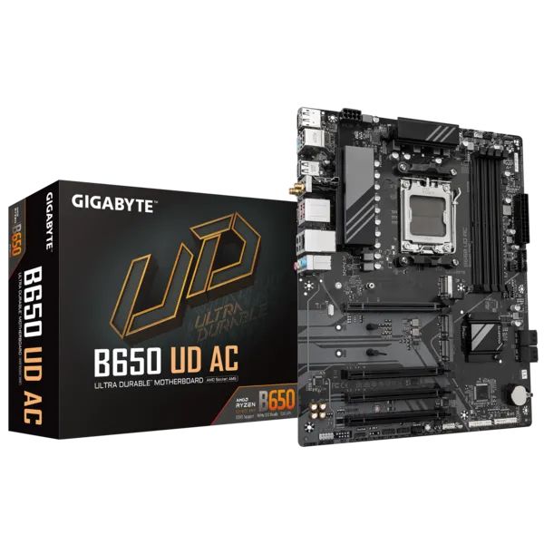 GigabyteМатеринскаяплатаB650UDACDDR5.Уцененныйтовар