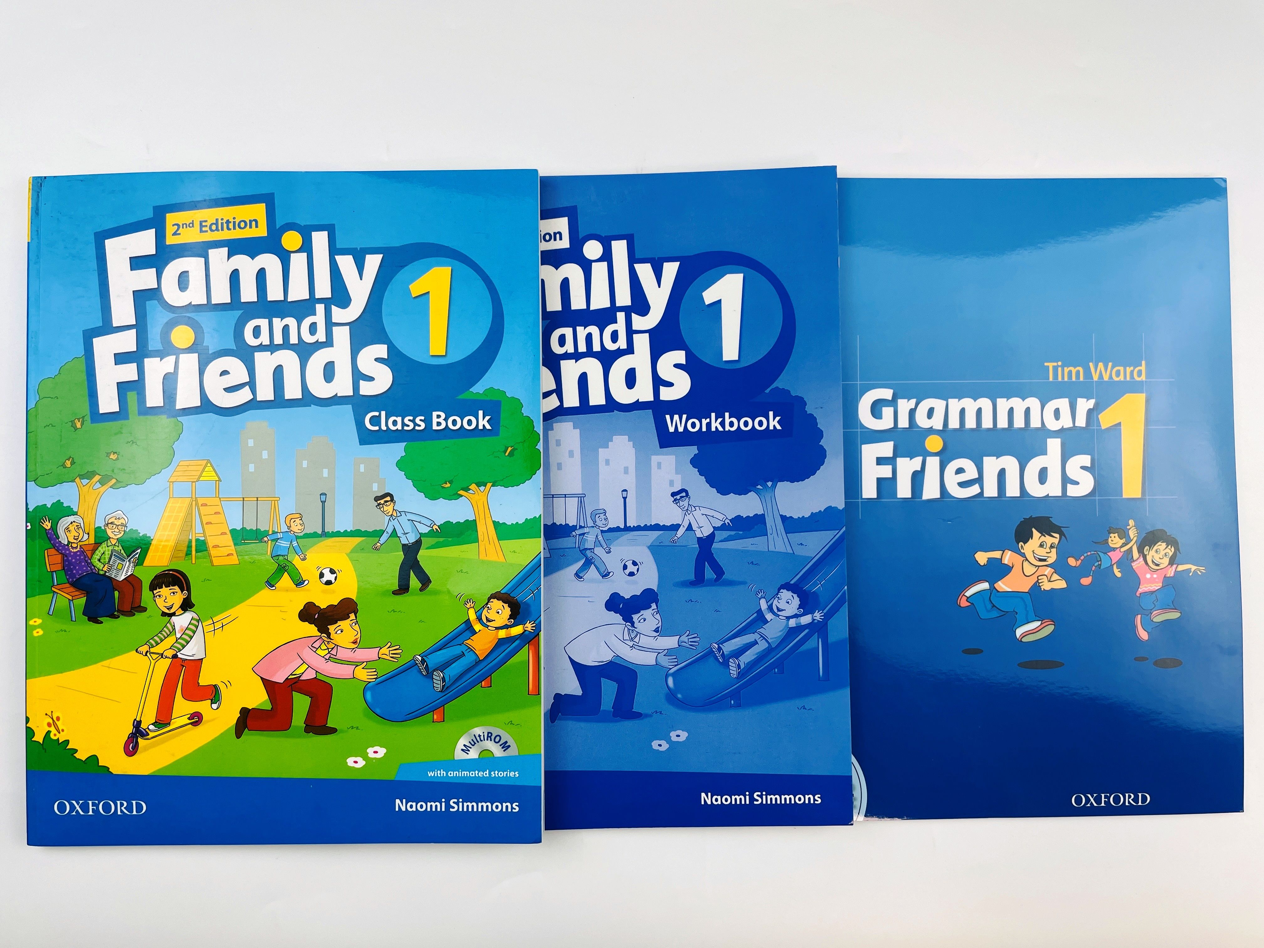 Family and Friends 1 (2nd edition) Class Book + Workbook + Grammar friends 1 + CD | Simmons