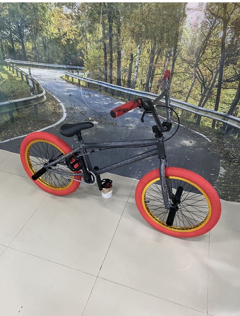 Велосипед трюковой BMX подростковый, 20", рама 10", V-brake, 1 скорость, сталь