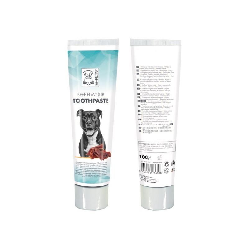 M-PETS Зубная паста Toothpaste Beef Flavour со вкусом говядины, 100 мл