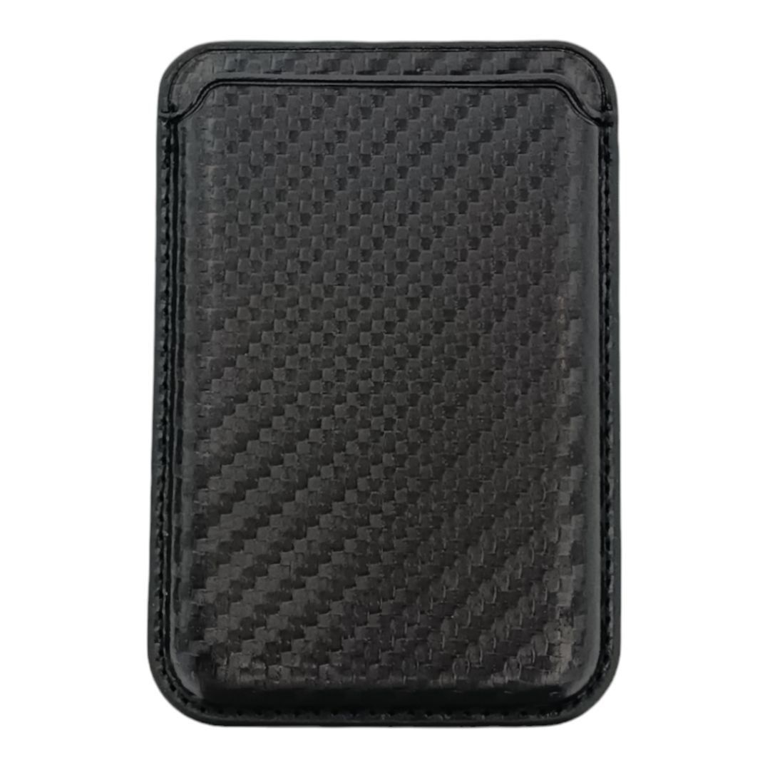 КарбоновыйкартхолдерMagSafeдляAppleiPhone/ЭплАйфон/Cardholder/Визитница/LeatherWalletwithMagSafe/Искусственнаякожа