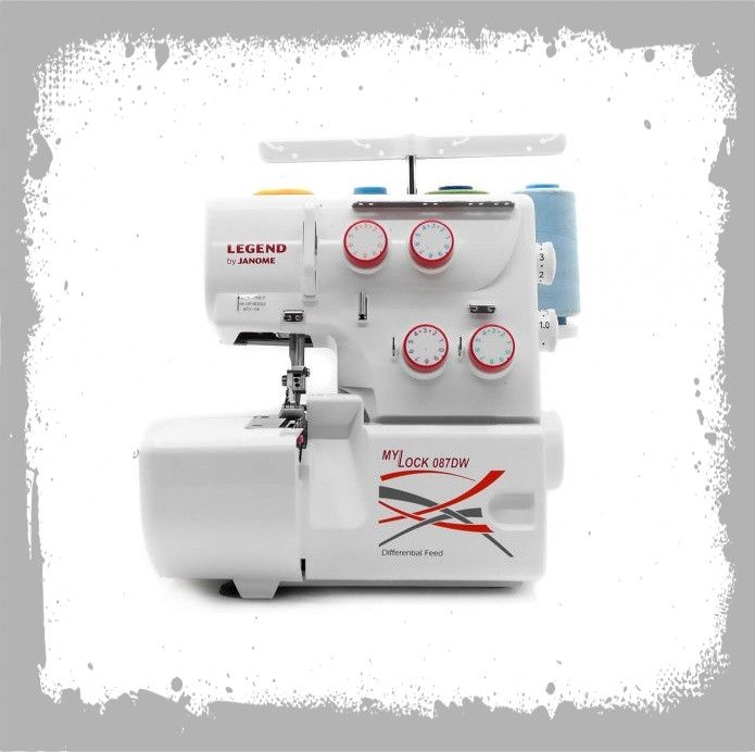 Janome Оверлок 087 3х ниточный, 4х ниточный, операций 8