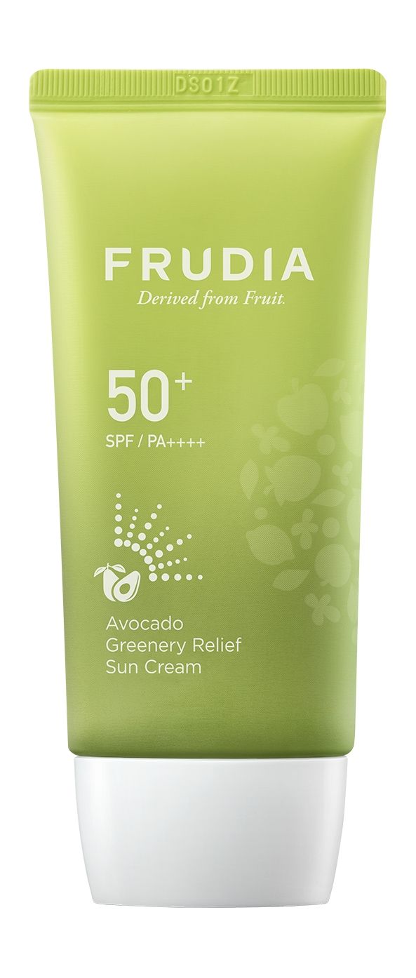 FRUDIA Солнцезащитный крем для лица восстанавливающий с авокадо SPF50+, 50 г купить на OZON по низкой цене (1574705736)