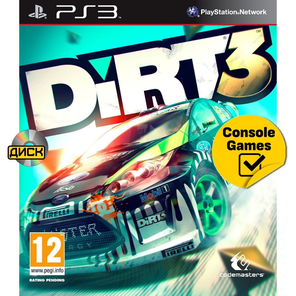 Игра PS3 Dirt 3 (английская версия) (PlayStation 3, Английская версия)