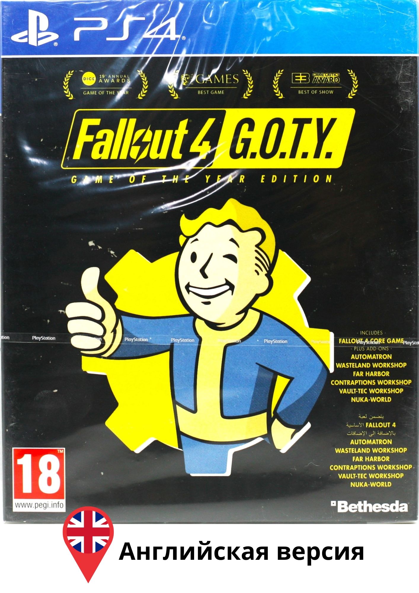 Игра Fallout 4 GOTY Steelbook PS4 (Диск) Английская версия