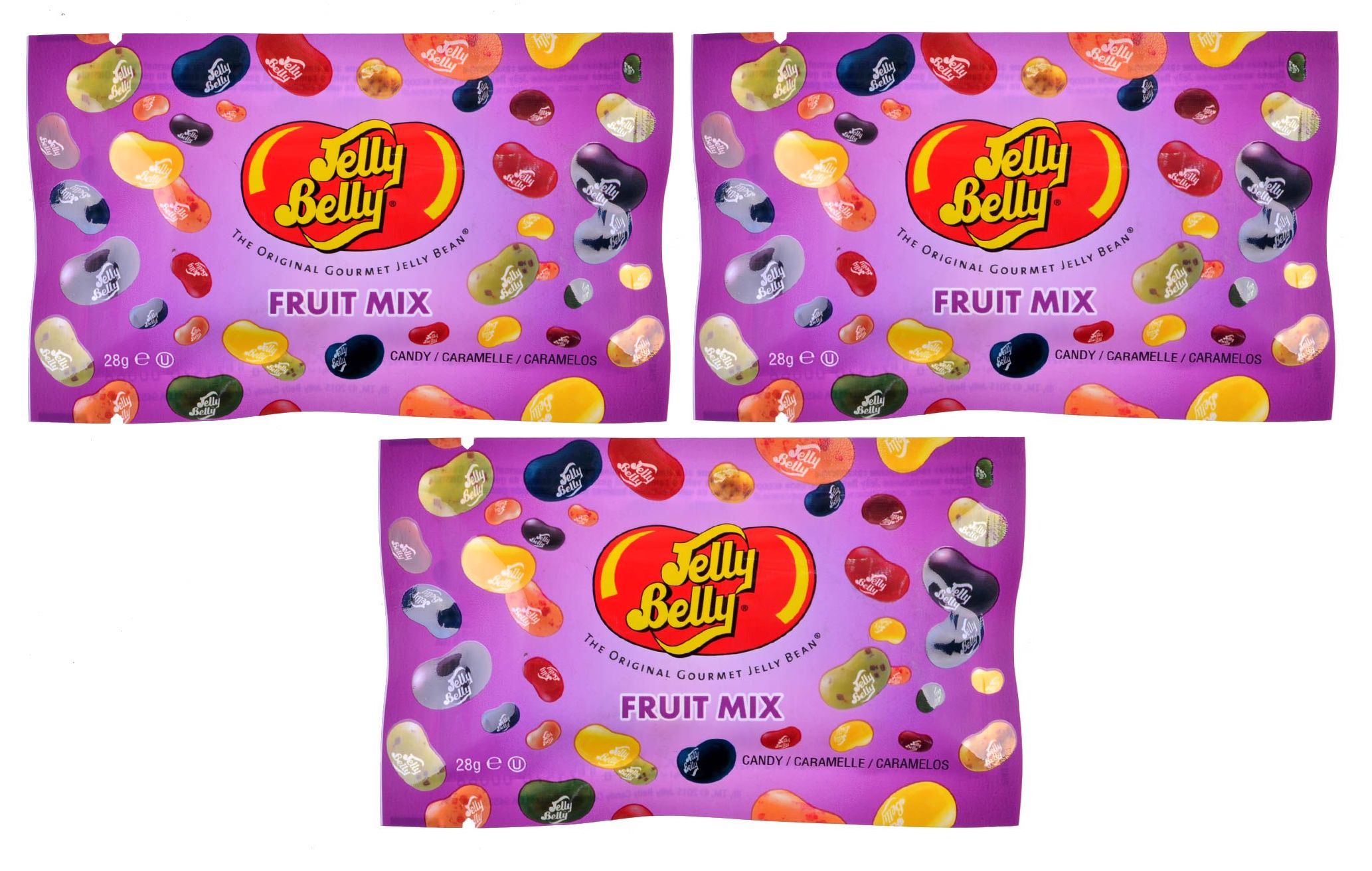 Жевательные конфеты Jelly Belly Ассорти Fruit Mix, 3 шт по 28 г