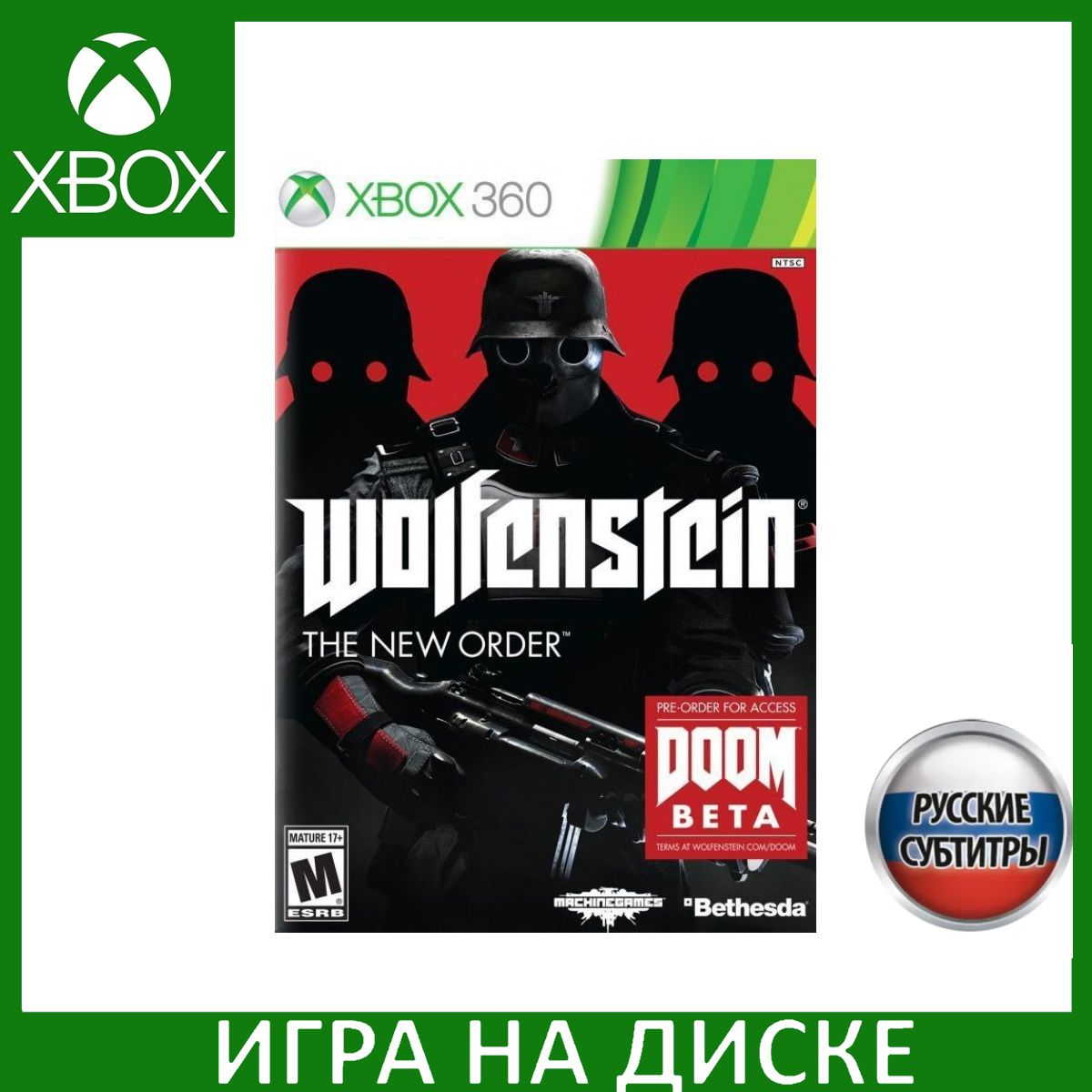 Wolfenstein The New Order Xbox 360 OZON 309588766