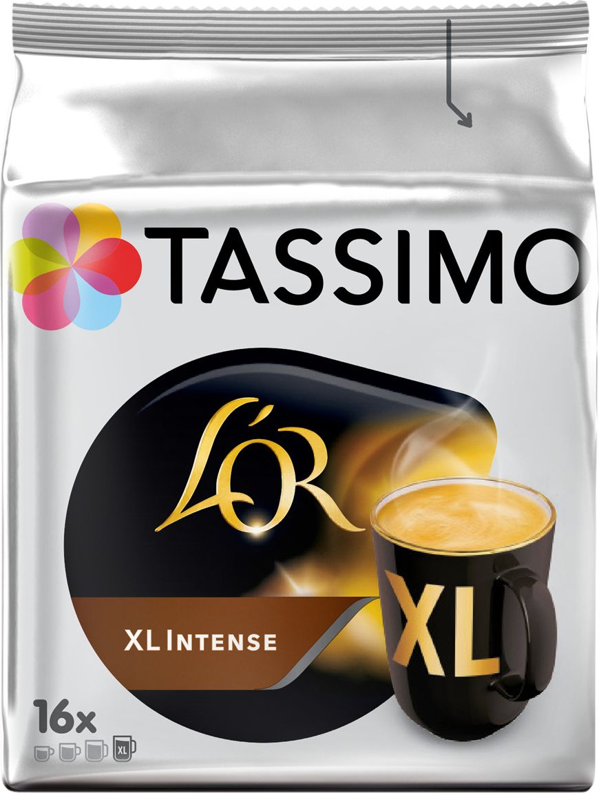 Кофе капсульный Tassimo L'OR Xl Intense, для системы Tassimo, 16 шт