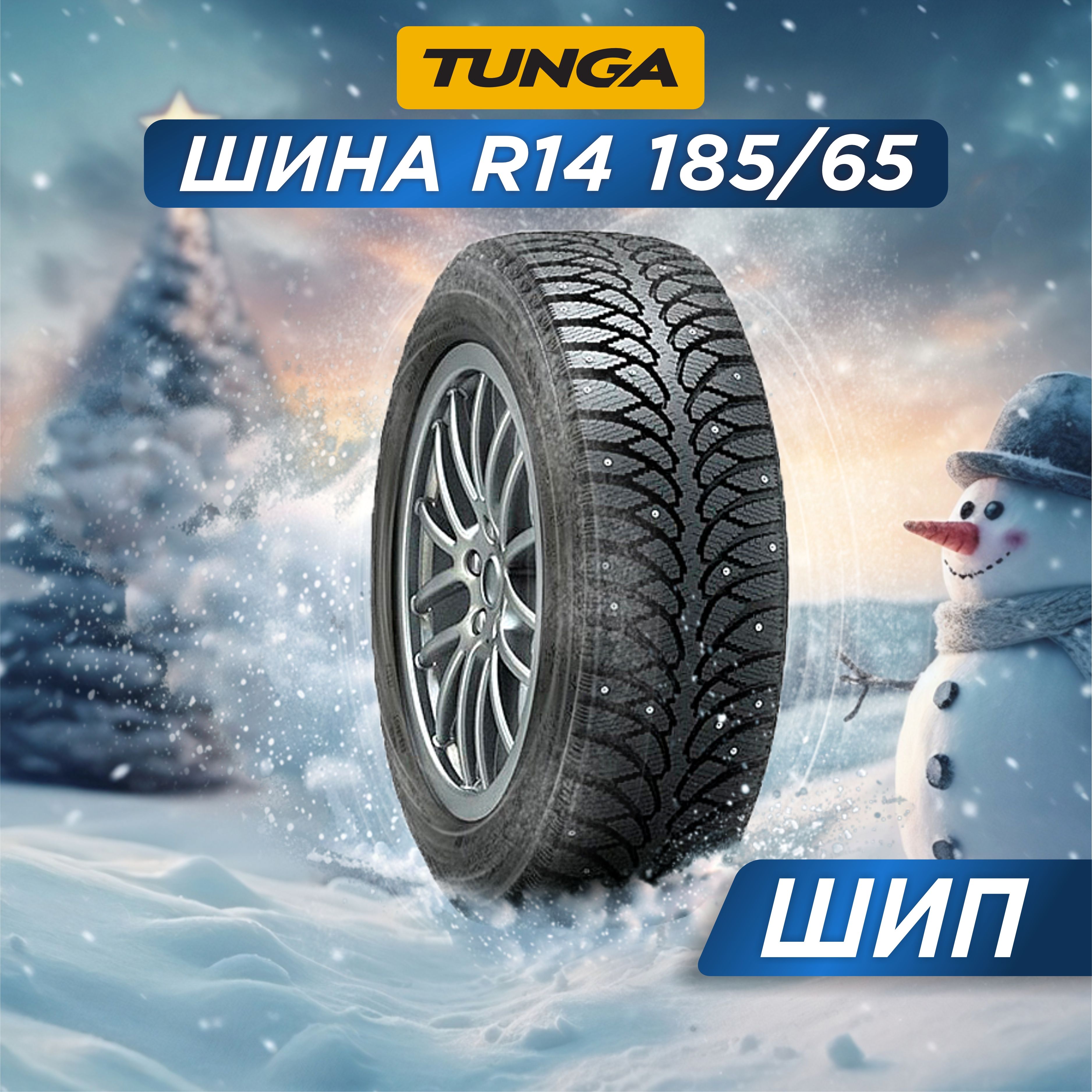 Tunga Nordway 2 Шины  зимние 185/65  R14 86Q Шипованные