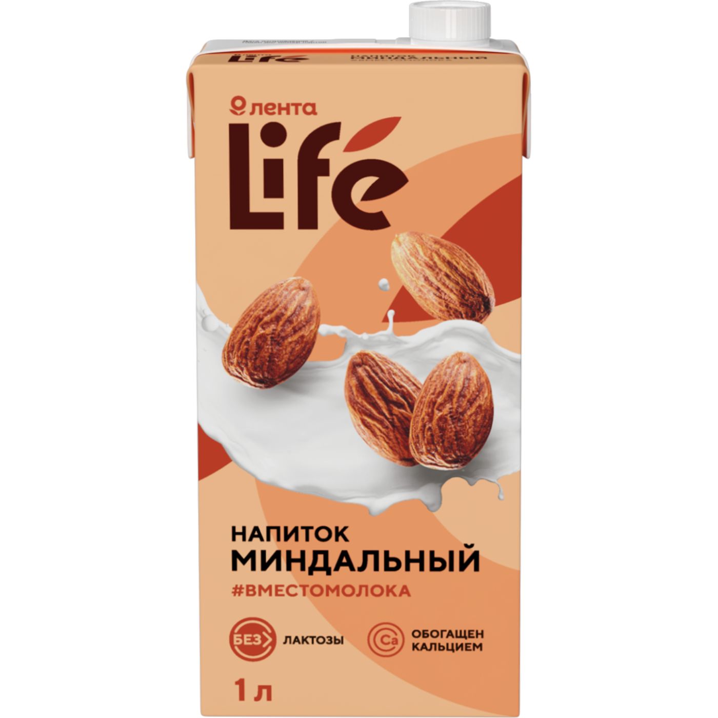 Напиток ЛЕНТА LIFE миндальный, 1000мл