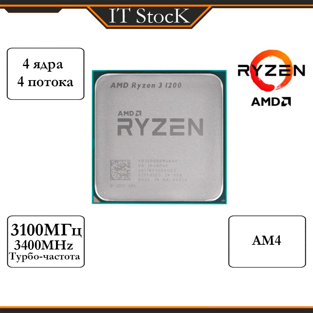 ПроцессорAMDRyzen31200OEM