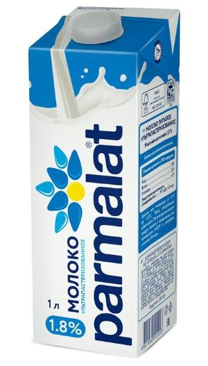 Молоко Parmalat Natura Premium ультрапастеризованное, 1.8%, 1 л