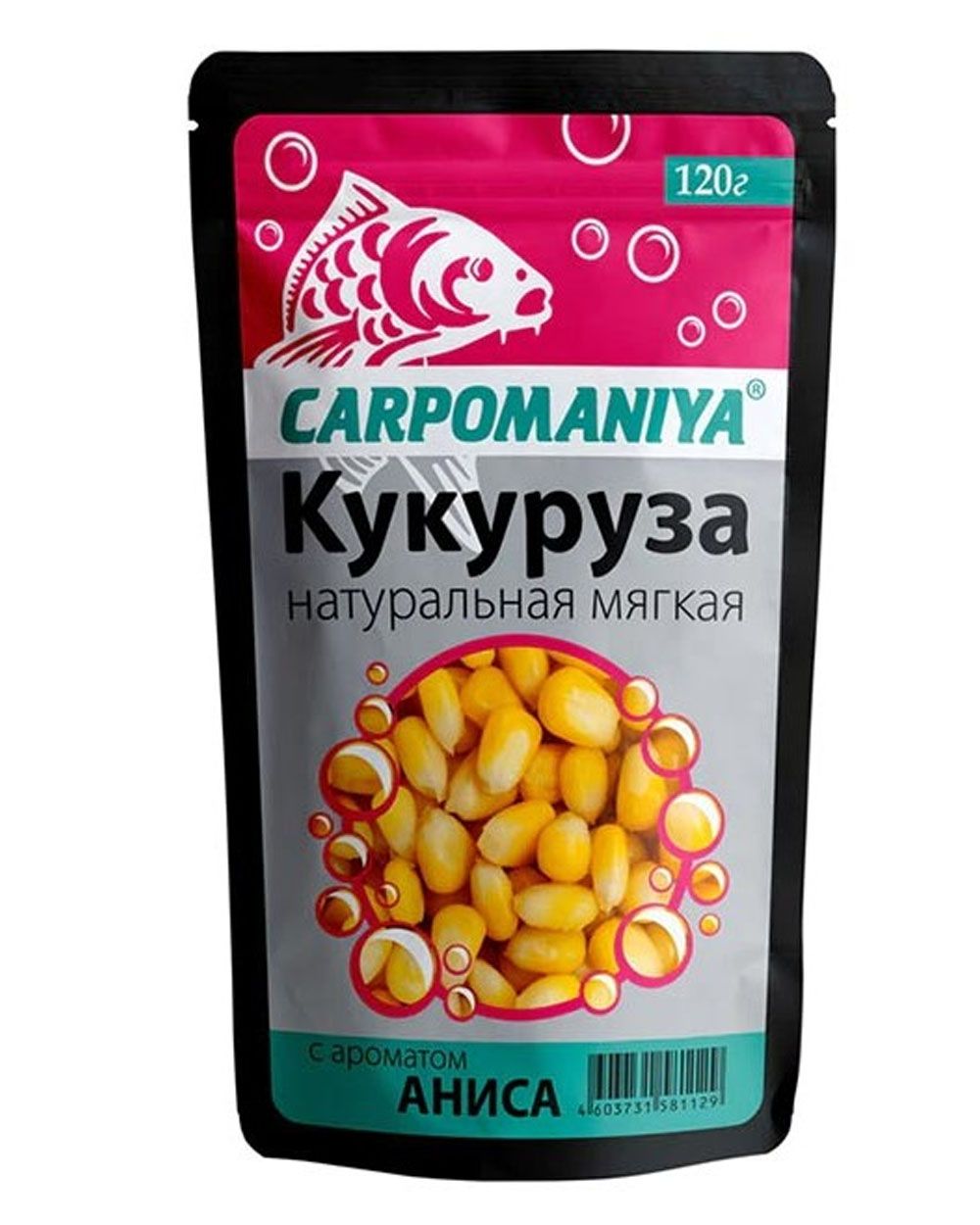 Кукуруза насадочная, мягкая цельная, натуральная "Анис" - пакет 120г