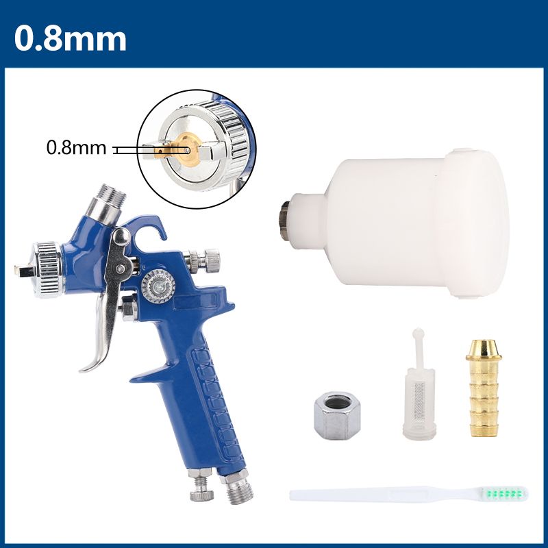 краскопульт пневматический с воздушной головой ЕVО, дюзой 0.8