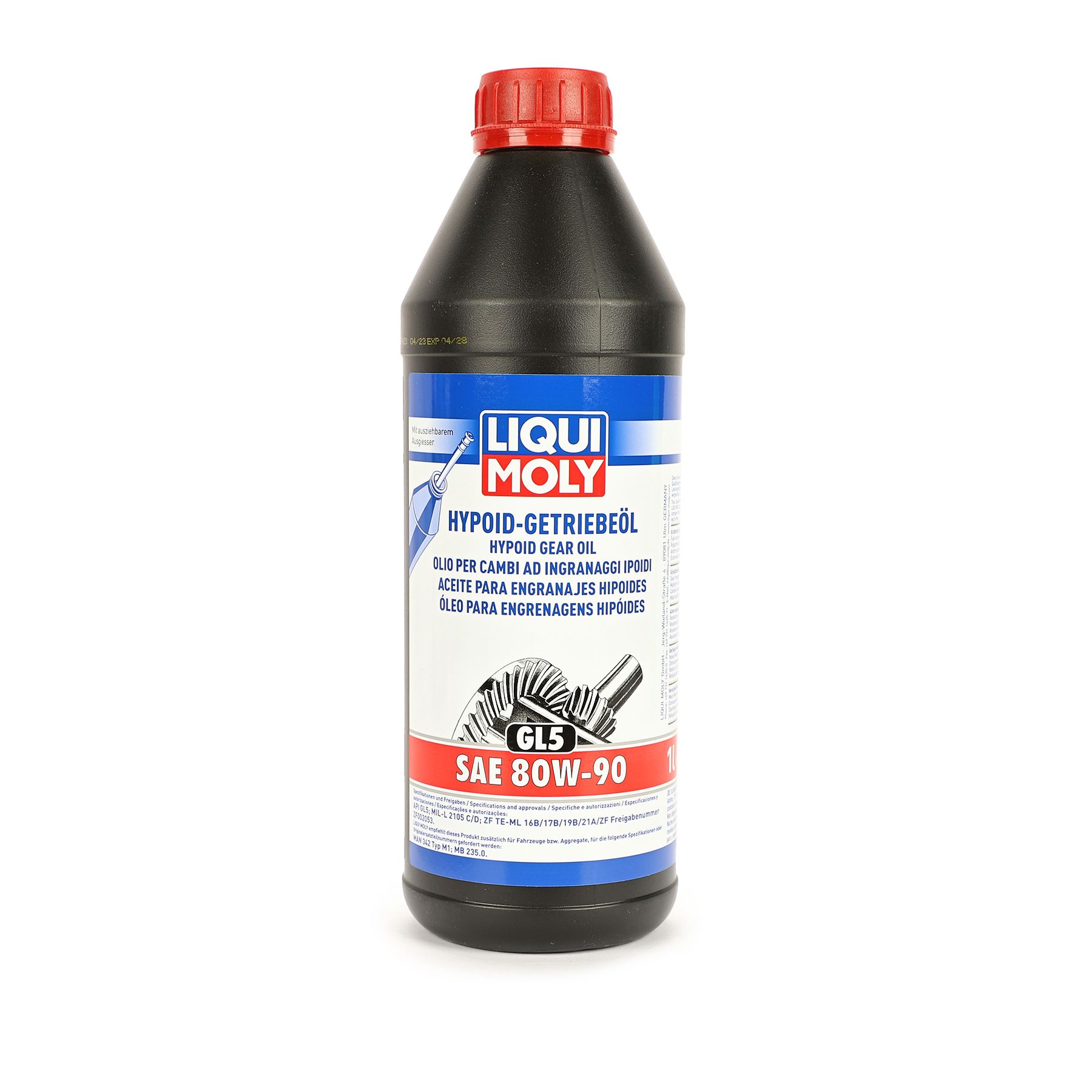 Масло трансмиссионное LIQUI MOLY Минеральное 80W-90 GL-5 1 Л