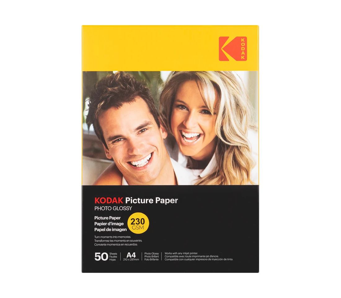 Фотобумага Kodak Paper A4 Glossy, глянцевая, 230 г/м2, 50 листов