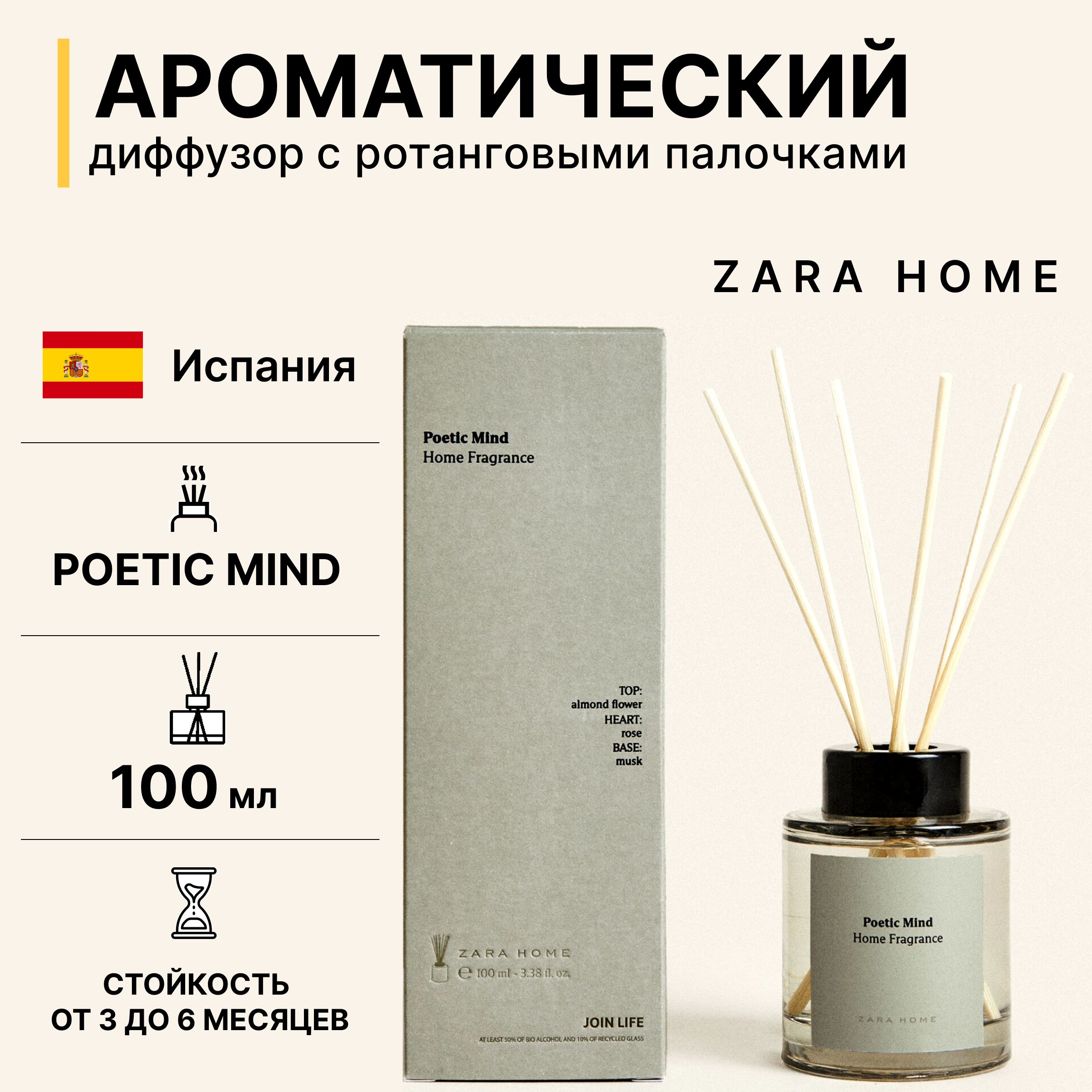 Ароматизатор для дома ZARA HOME, Poetic Mind, 100 мл