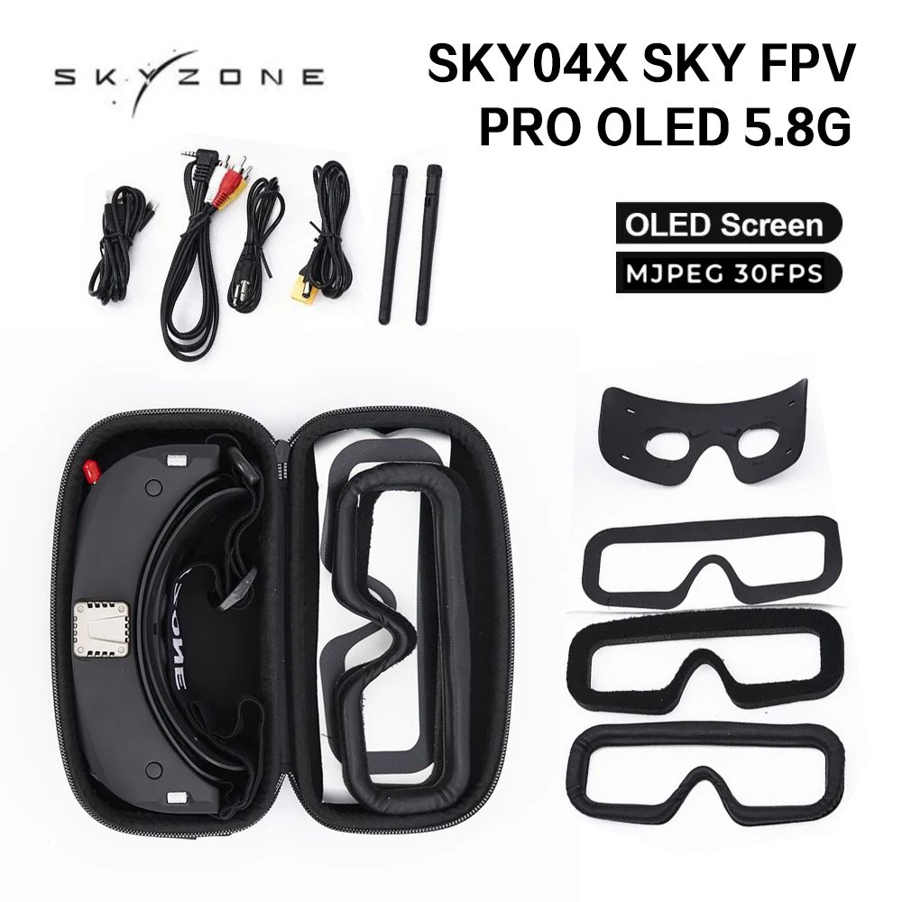 Приемник SKYZONE SKY04X PRO OLED 5.8G 48CH Steadview