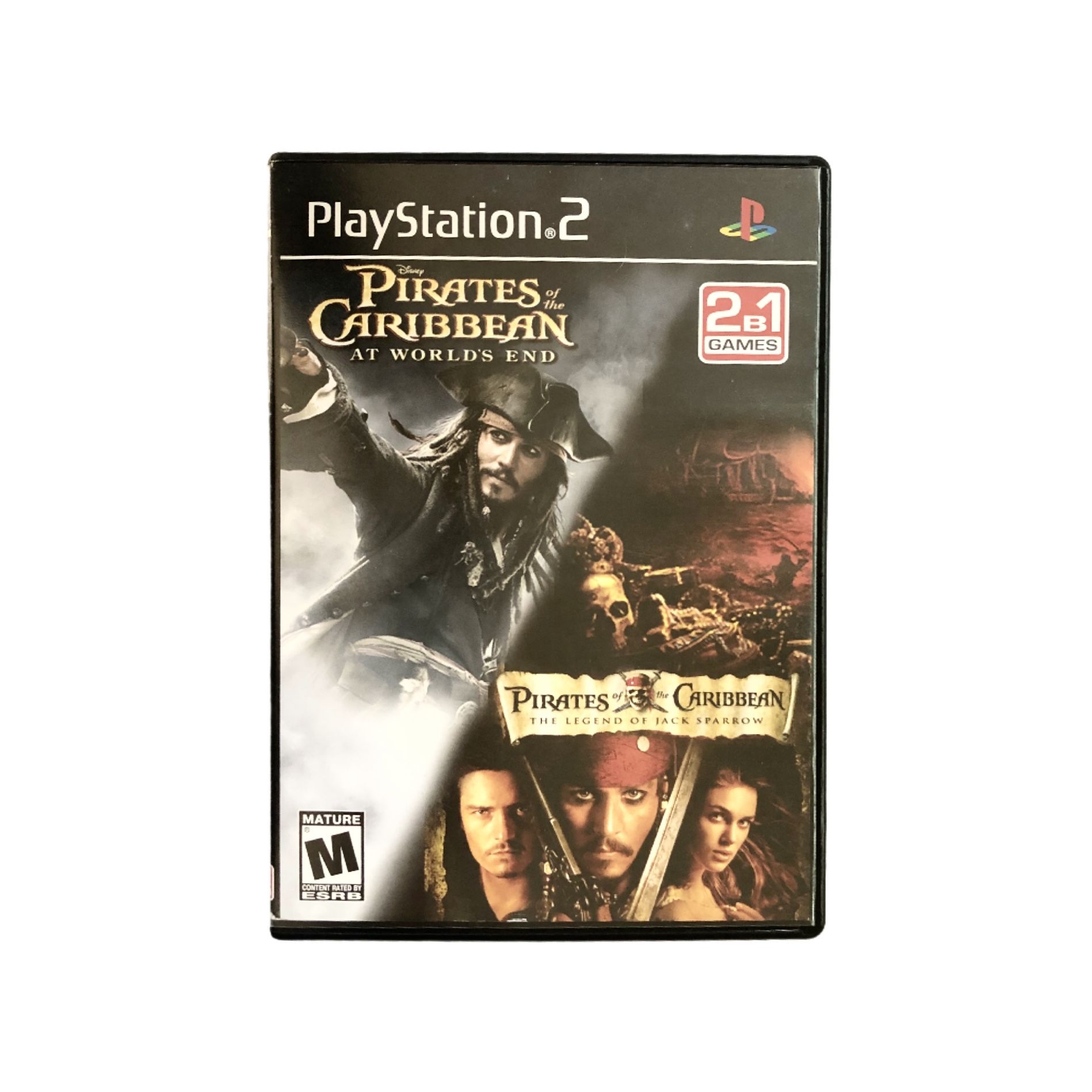 Игра Игра PS 2 (Play Sation 2) 2в1: Pirates of the Caribbean: At Worlds End & The Legend of Jack Sparrow - Action / Adventure 2006 - 2007, Disney Interactive Studios (PlayStation 2, Русская версия)