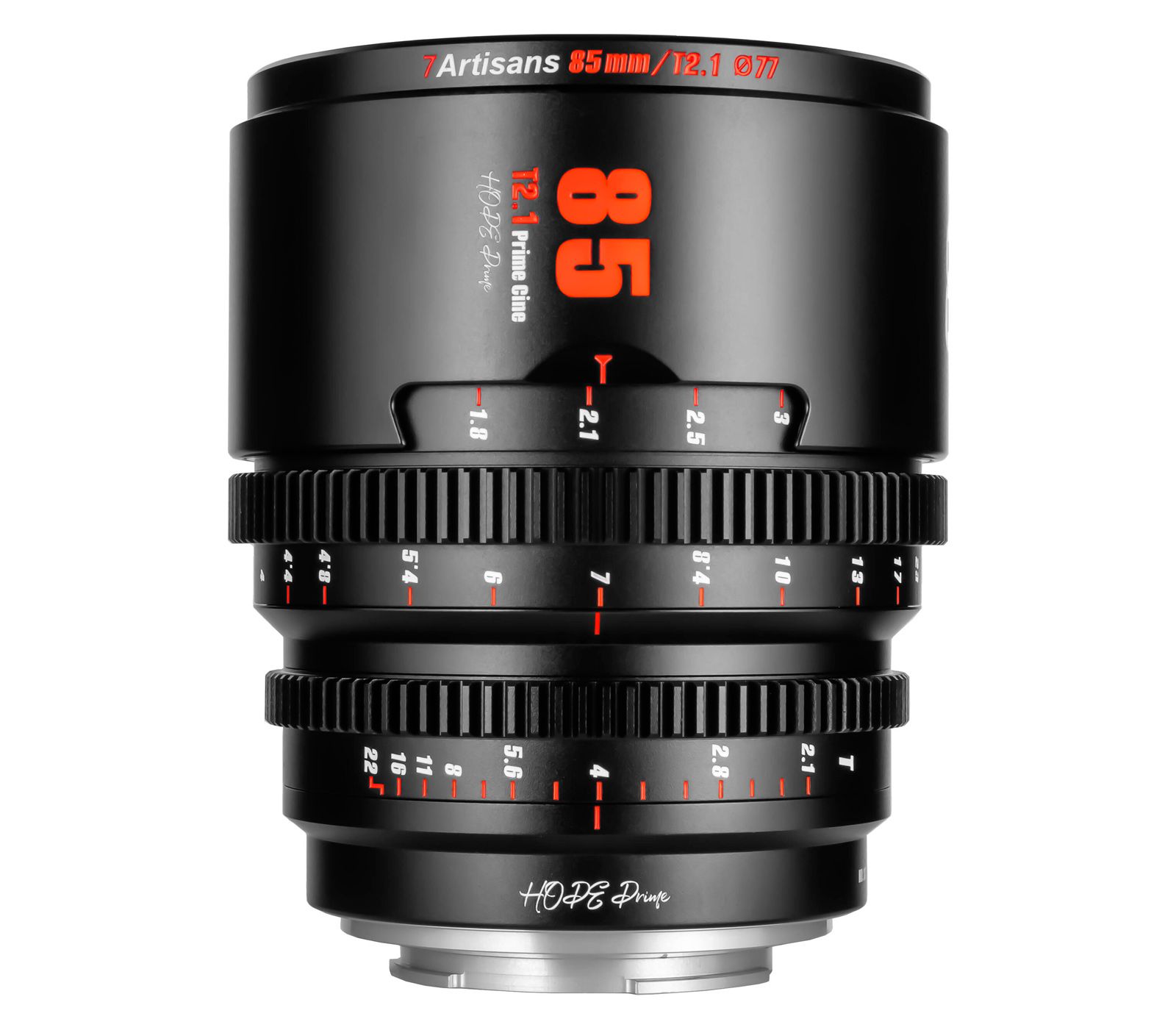 Объектив 7artisans 85mm T2.1 Hope Prime Canon RF, черный (APS-C)