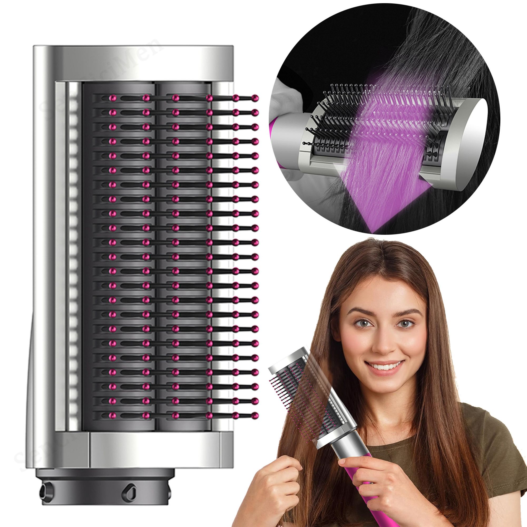 Насадка на фен стайлер Dyson Airwrap HS01 HS05 гладкий мягкий расческа