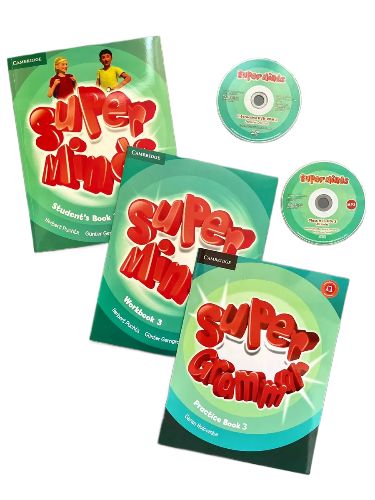 Super Minds 3 + Super Grammar Practice Book 3 (Student's book + Workbook + Practice + диски)