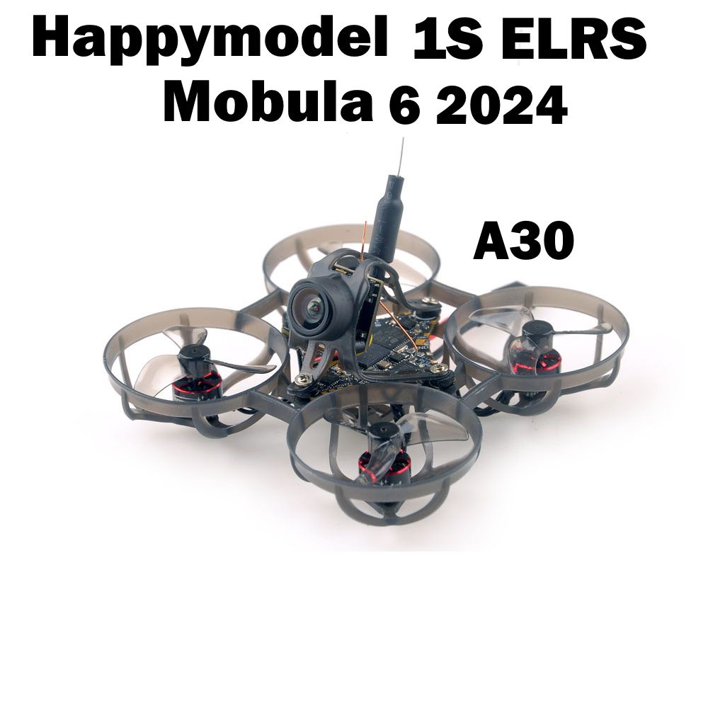 РадиоуправляемыйквадрокоптервупHappymodelMobula62024ELRSwhoopFPV