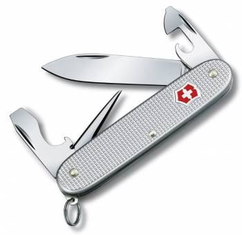 Нож складной перочинный швейцарский Victorinox Pioneer Alox (0.8201.26) 93мм 8функц. серебристый карт.коробка