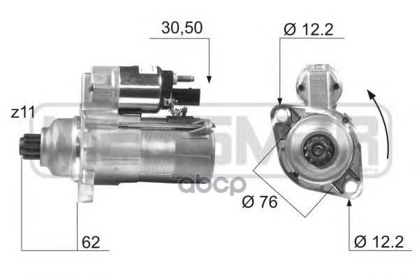 Стартер Audi/Vw Era арт. 220450