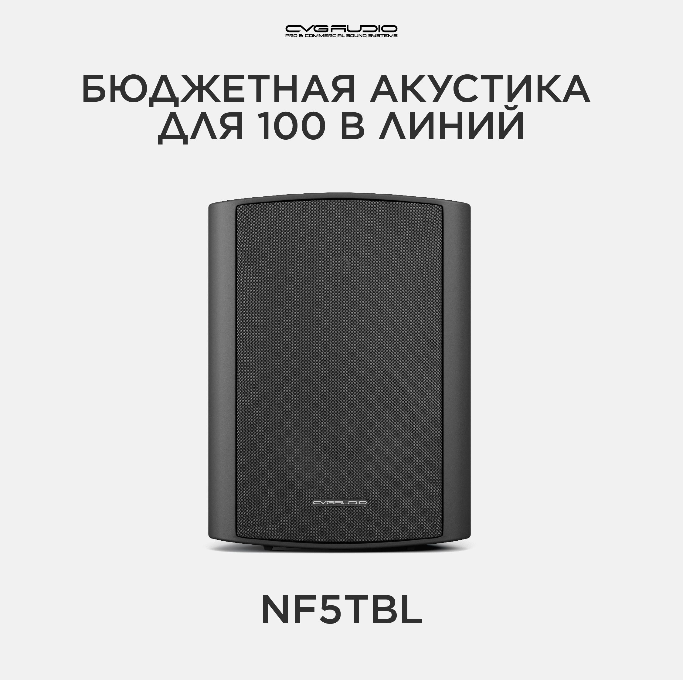 CVGAUDIO NF5TBL Настенная Public Address акустическая система 100V