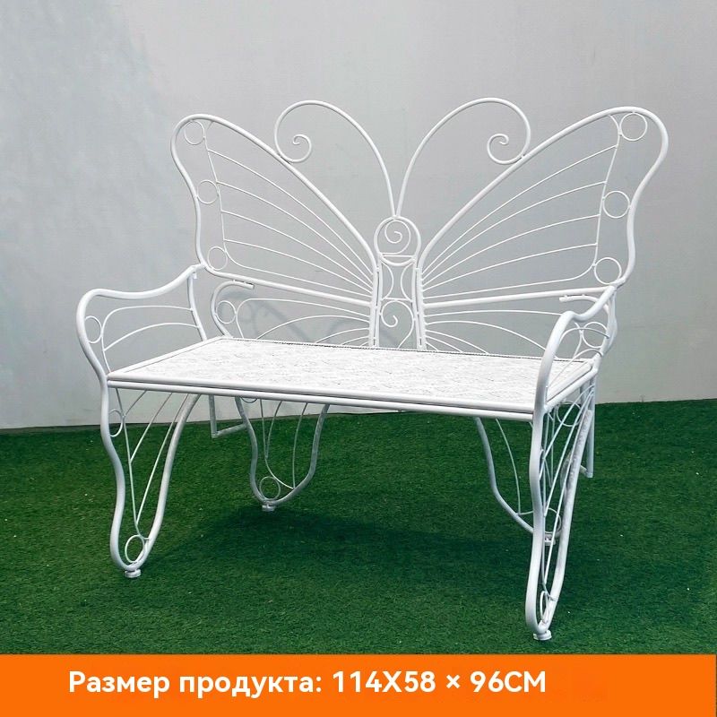 Садовый диван Металлический сплав, 114х58х96 см