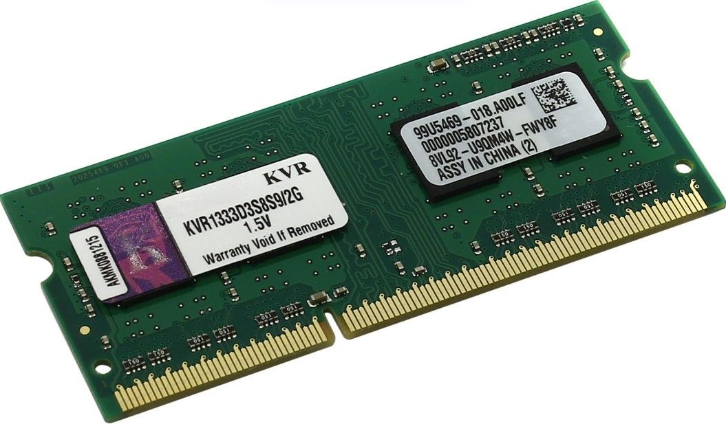 HyperXОперативнаяпамятьдляноутбуковKingstonDDR3PC106001333Mhz1x2ГБ(МодельKVR1333D3S8S9/2G)