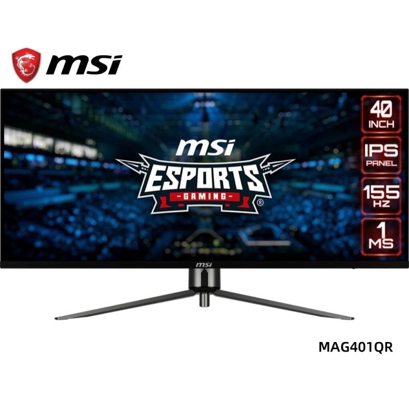 MSI40"МониторMAG401QRчерный,черныйматовый