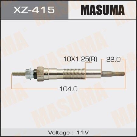 Свеча накала MASUMA Mazda (WL, RF), Ford Ranger -06, Kia Sportage 94-04 MASUMA XZ-415