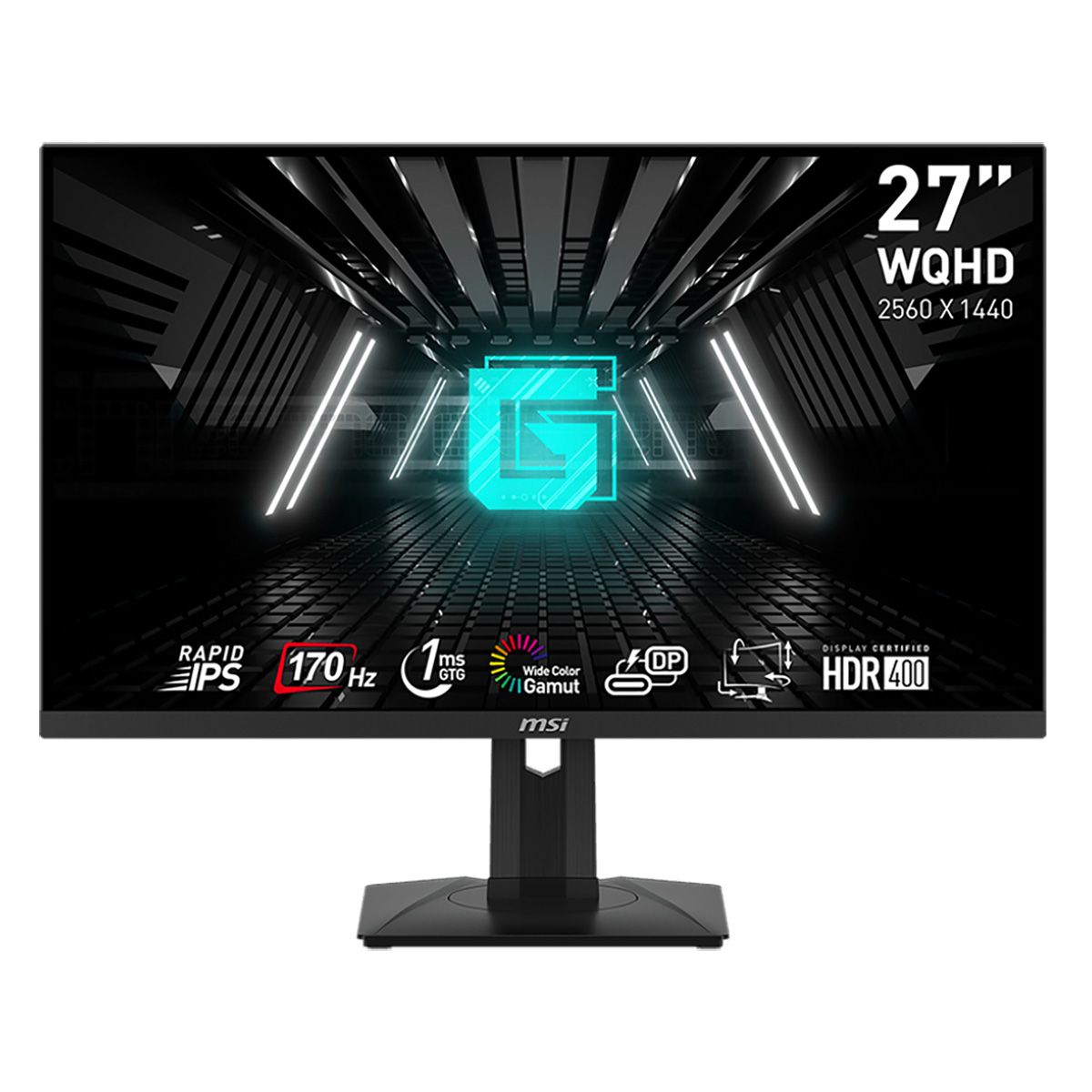 MSI 27" Монитор G274QPF, IPS, 2560x1440, 180 Гц, черный