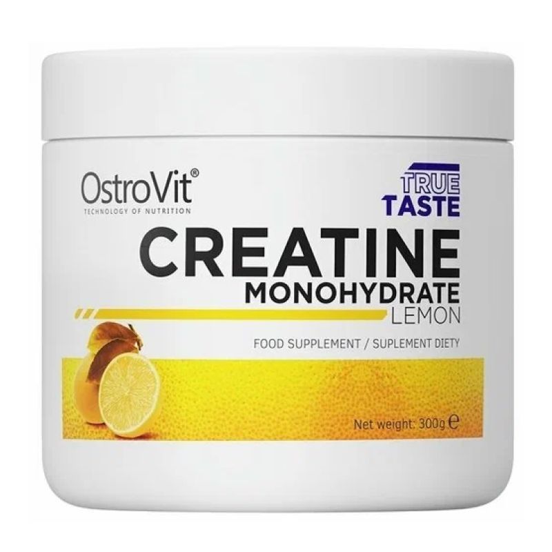 Креатин Ostrovit Creatine Monohydrate, 300г, вкус: лимон