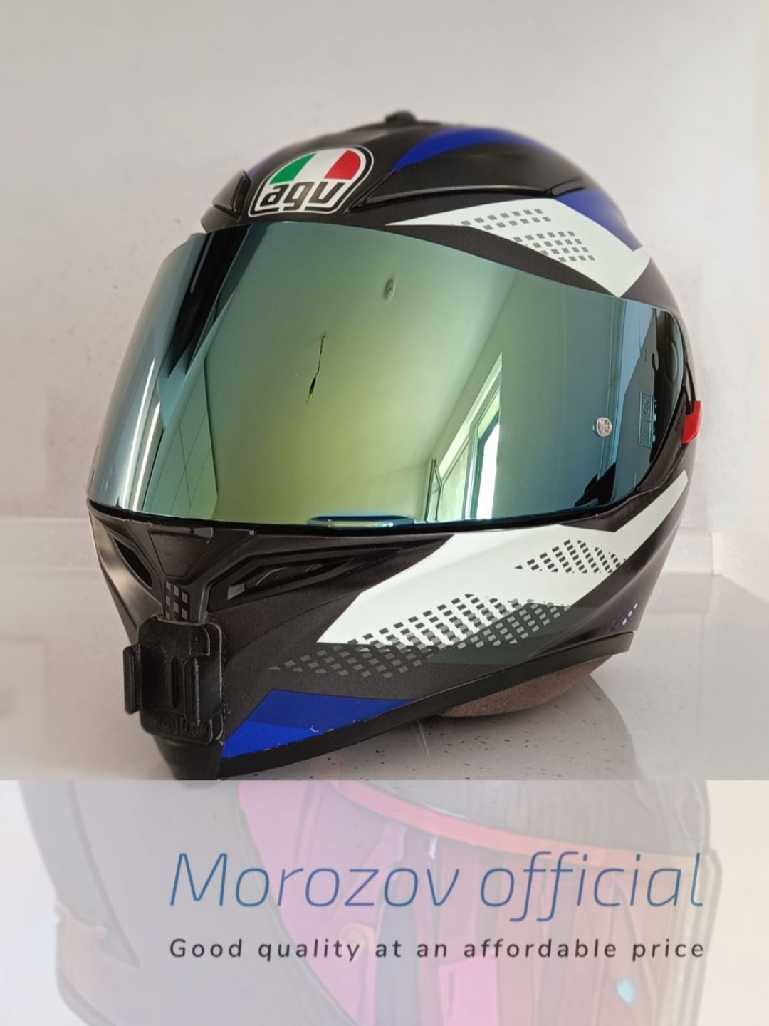 Визор Agv k1, k3sv, k5 gt2 gold green(золотой с зеленым)