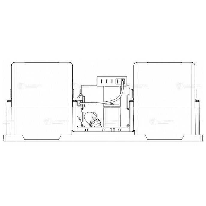 Э,вентилятор отоп. универсальный 12В C резистором) (аналог SPAL 006-А40-22 LFh 0312 LUZAR LFh0312