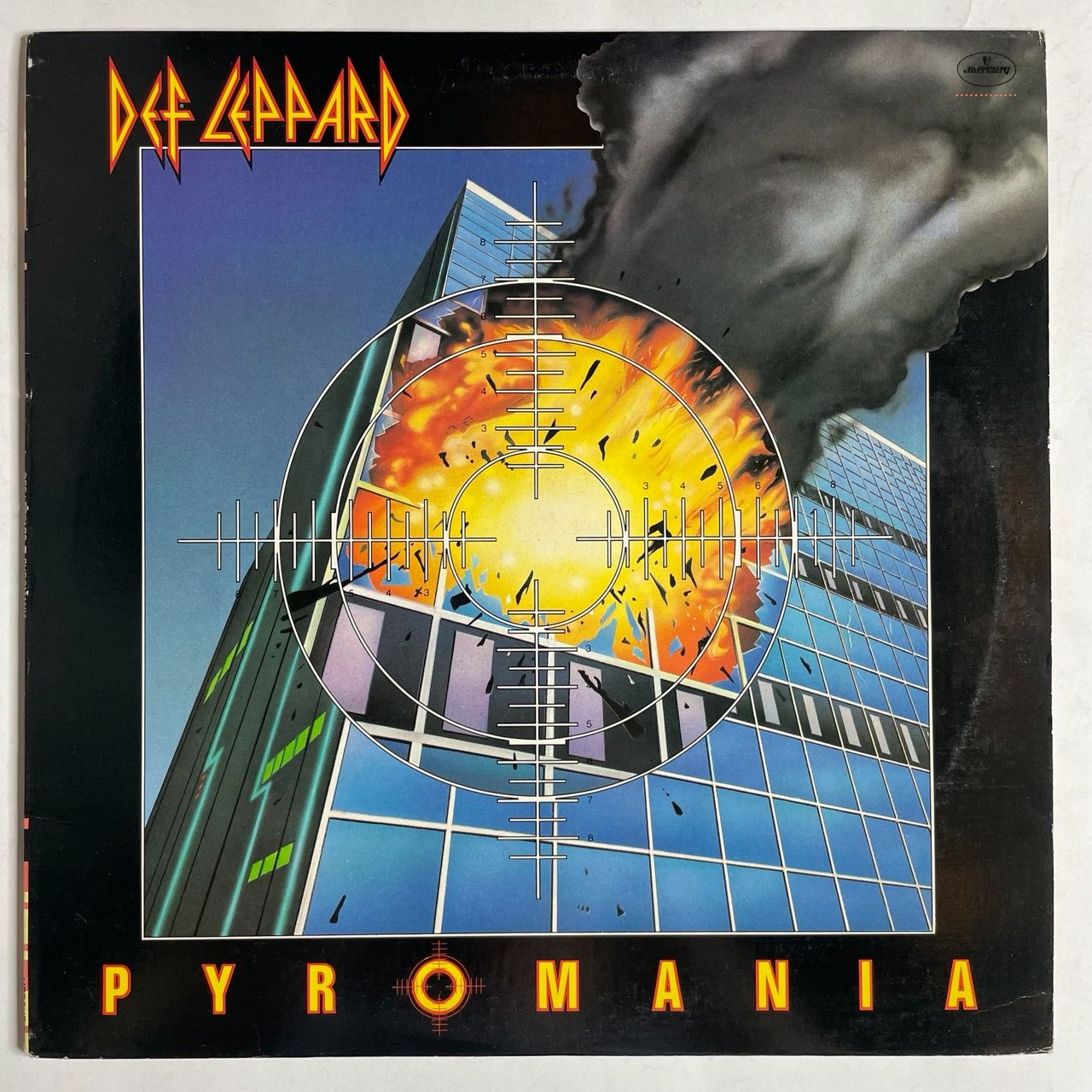 Винтажная виниловая пластинка LP Def Leppard Pyromania (USA 1983)