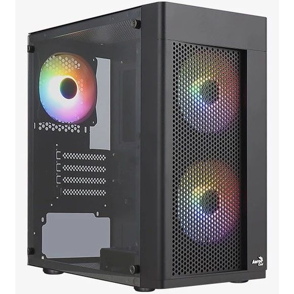 Корпус AeroCool Hexform-G-BK-V2 Black (EN71799)