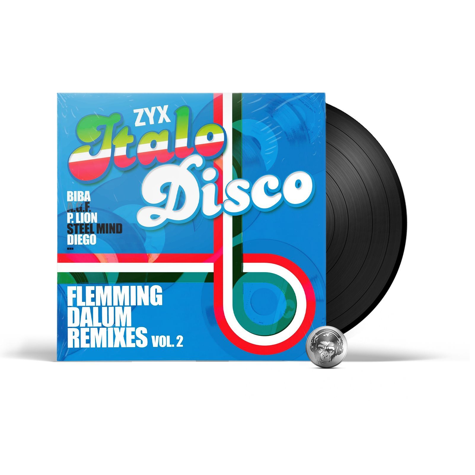 Виниловая пластинка Various Artists - Italo Disco: Flemming Dalum Remixes Vol.2 (1LP) 2023 ZYX