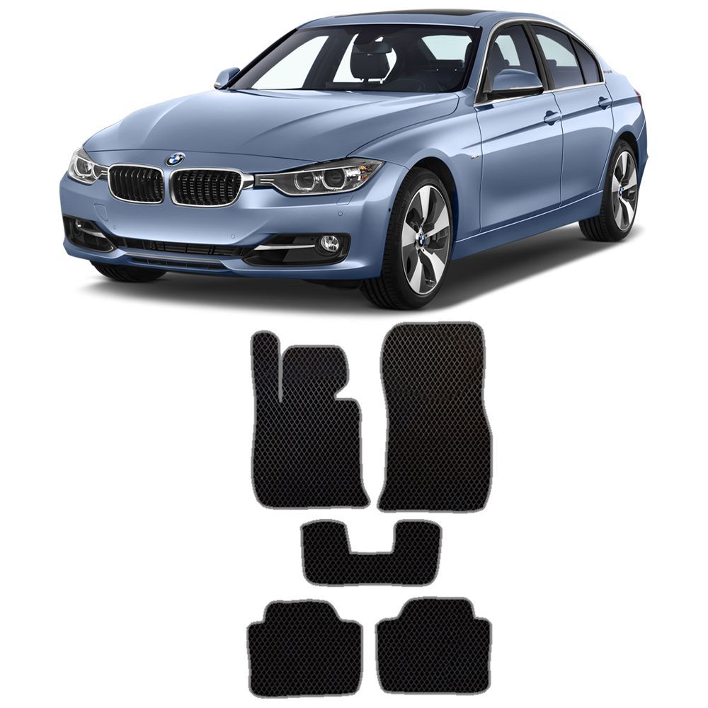 Коврики автомобильные из EVA в салон для BMW 3 Series F30 БМВ 3 Серия Ф30 ( 2011 2012 2013 2014 2015 2016 2017 2018 2019 г.в)