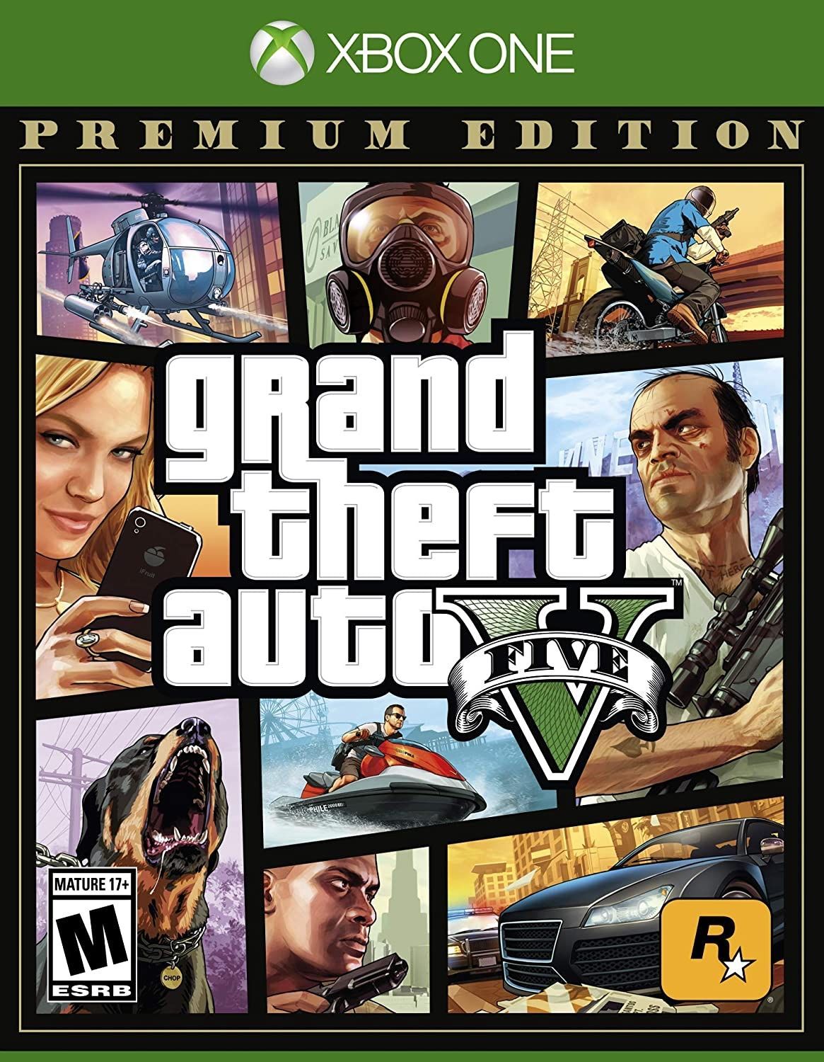 Игра Grand Theft Auto V Premium Edition (Xbox One, Xbox Series, Русские субтитры)