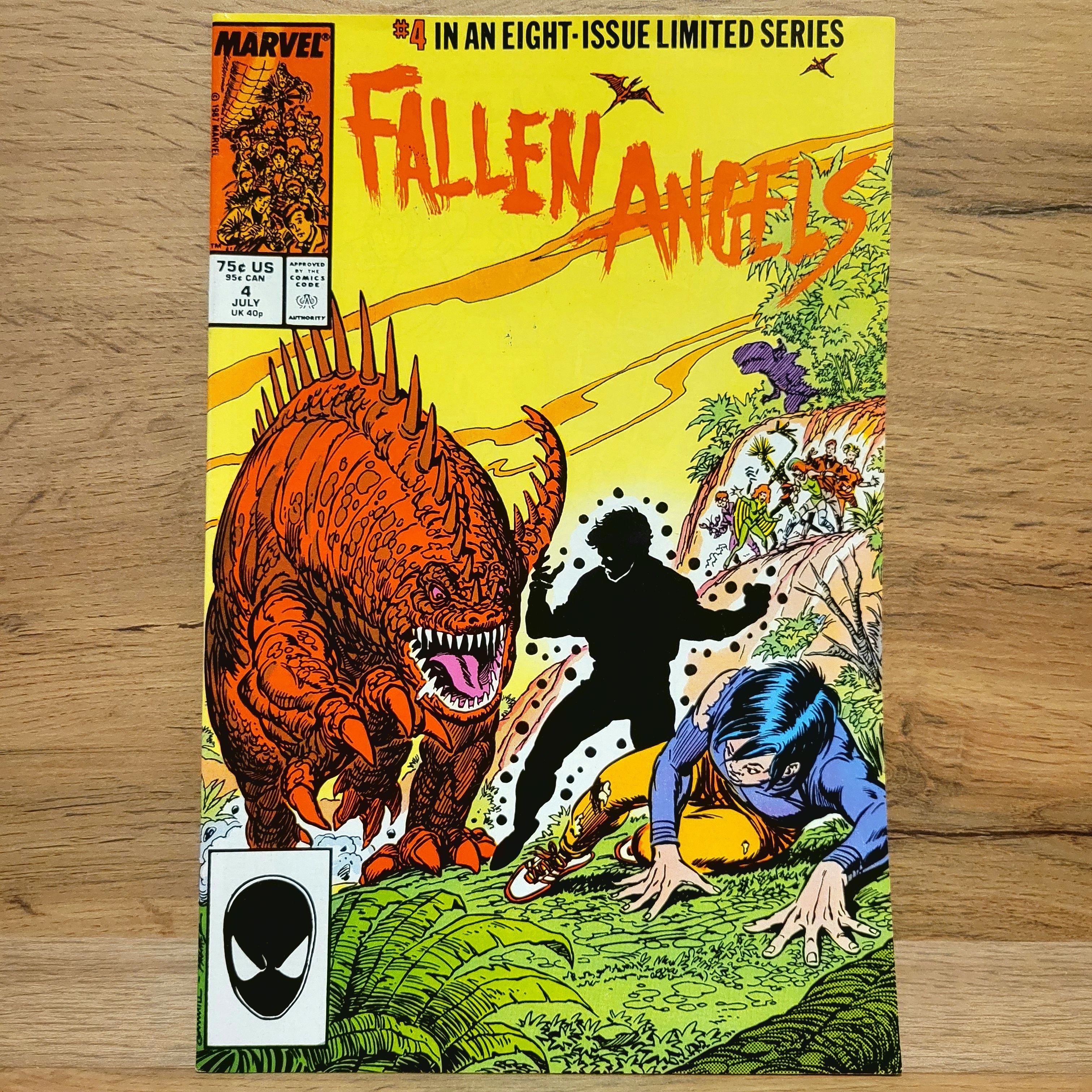 Ретро Комикс Fallen Angels #4. 1987 Год. | Lee