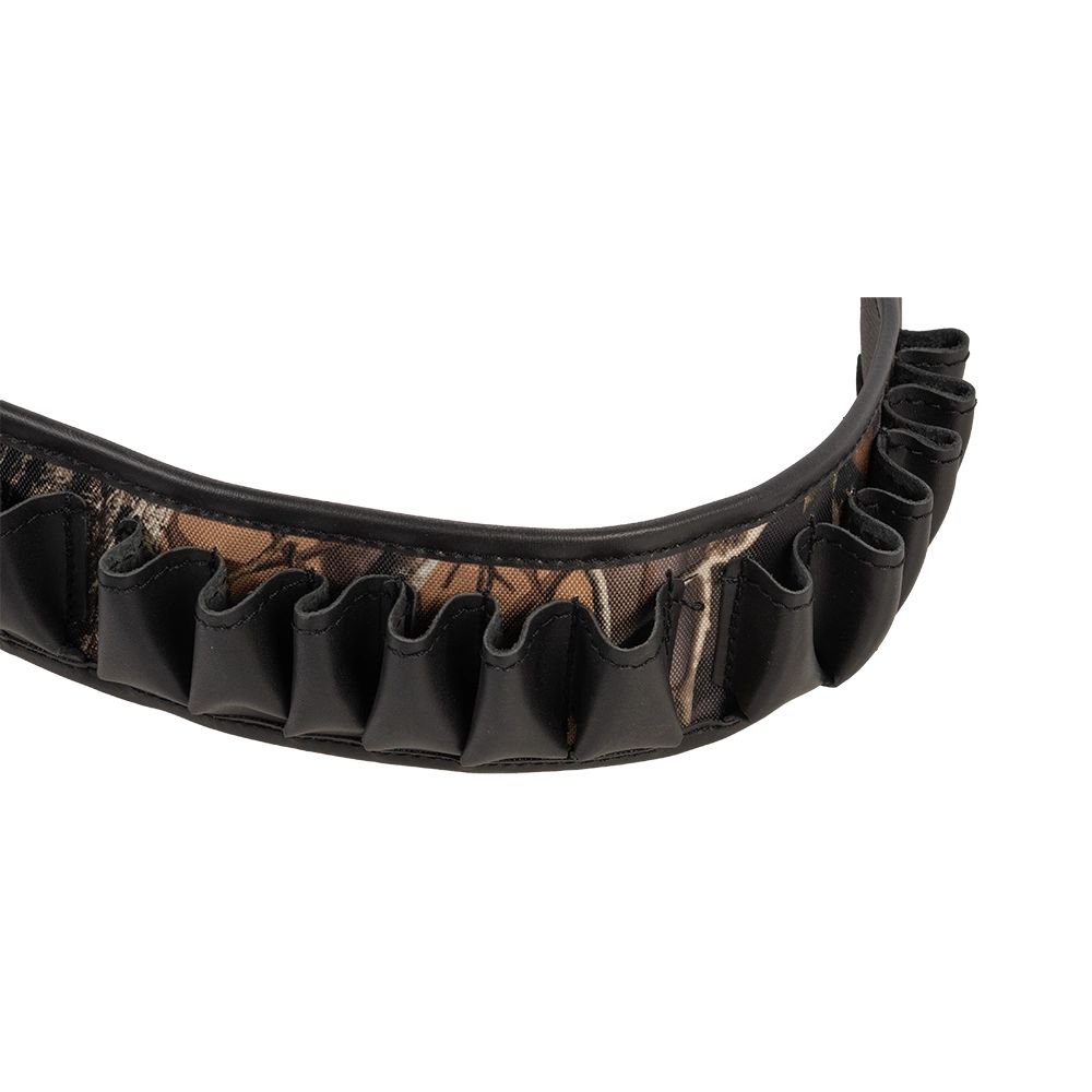 Патронташ №56 на 24 патр.(12к.) откр., кожа/ткань ,