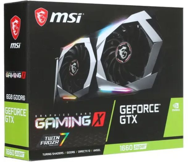 ВидеокартаGeForceGTX1660SUPERGtx1660superGamingXMsi6ГБ(1660SGamingXMSI)